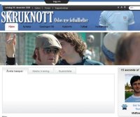 Best uten ball – FK Skruknott med nye hjemmesider